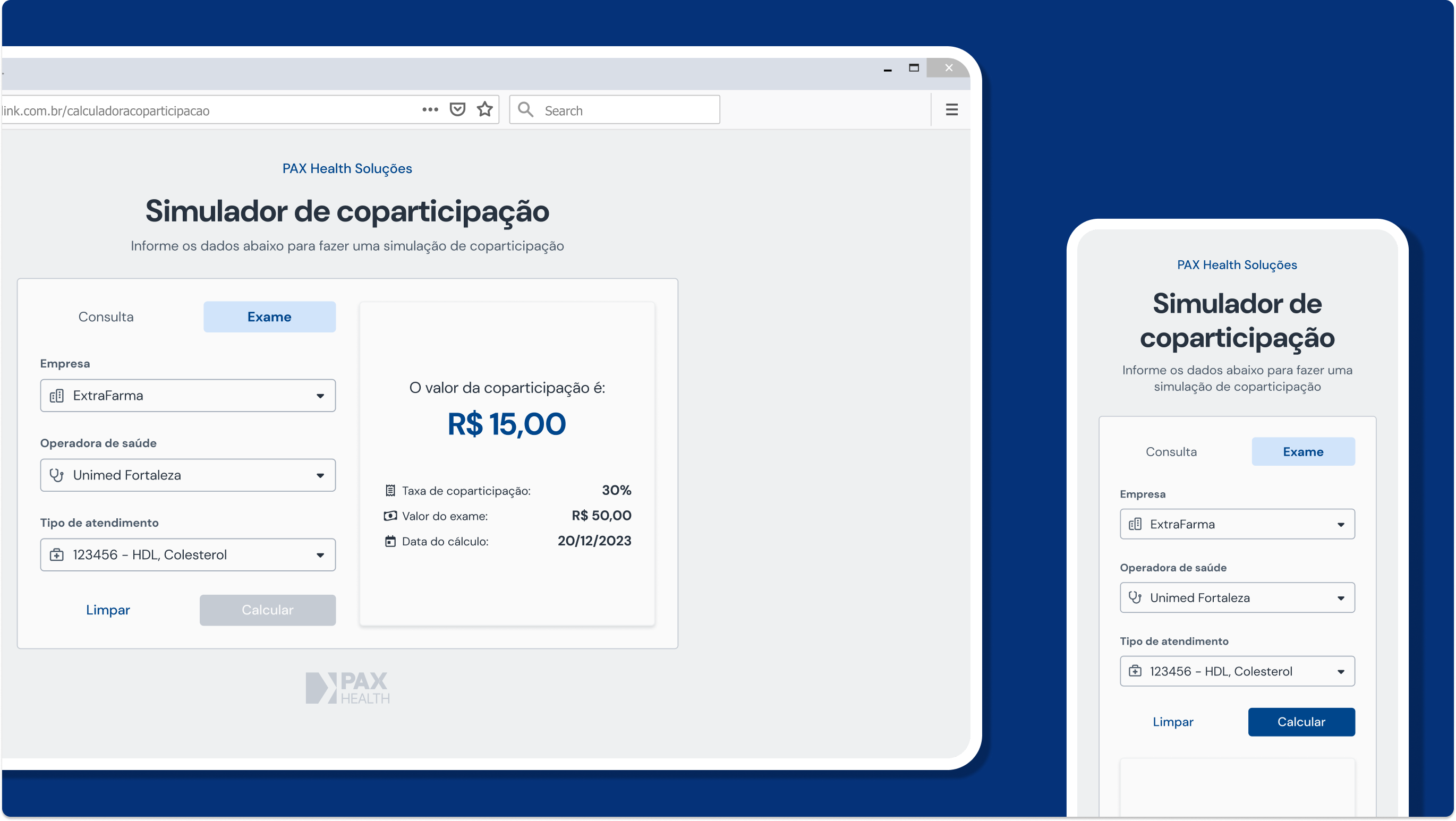 Co-payment Simulator